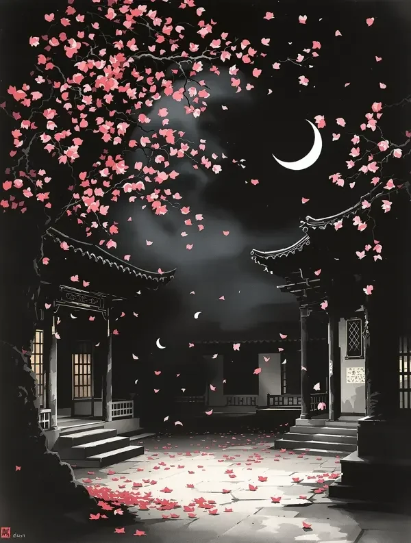 《夜雨听海棠》悬疑小说 《夜雨听海棠》小说封面